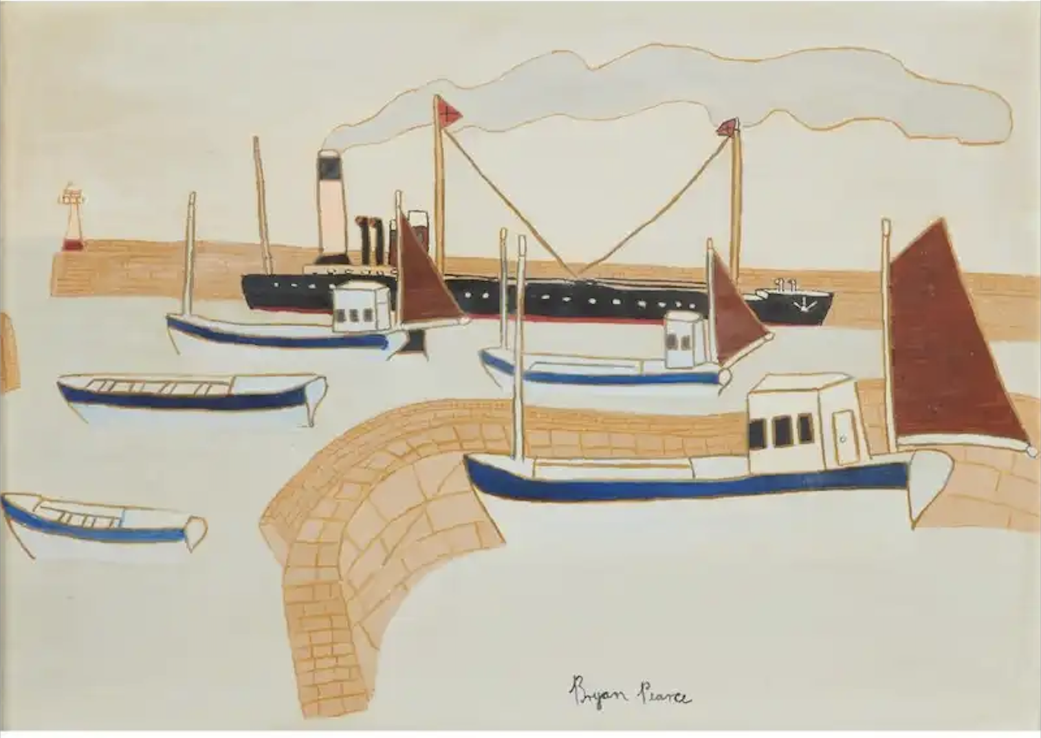 Bryan Pearce Newlyn 1958